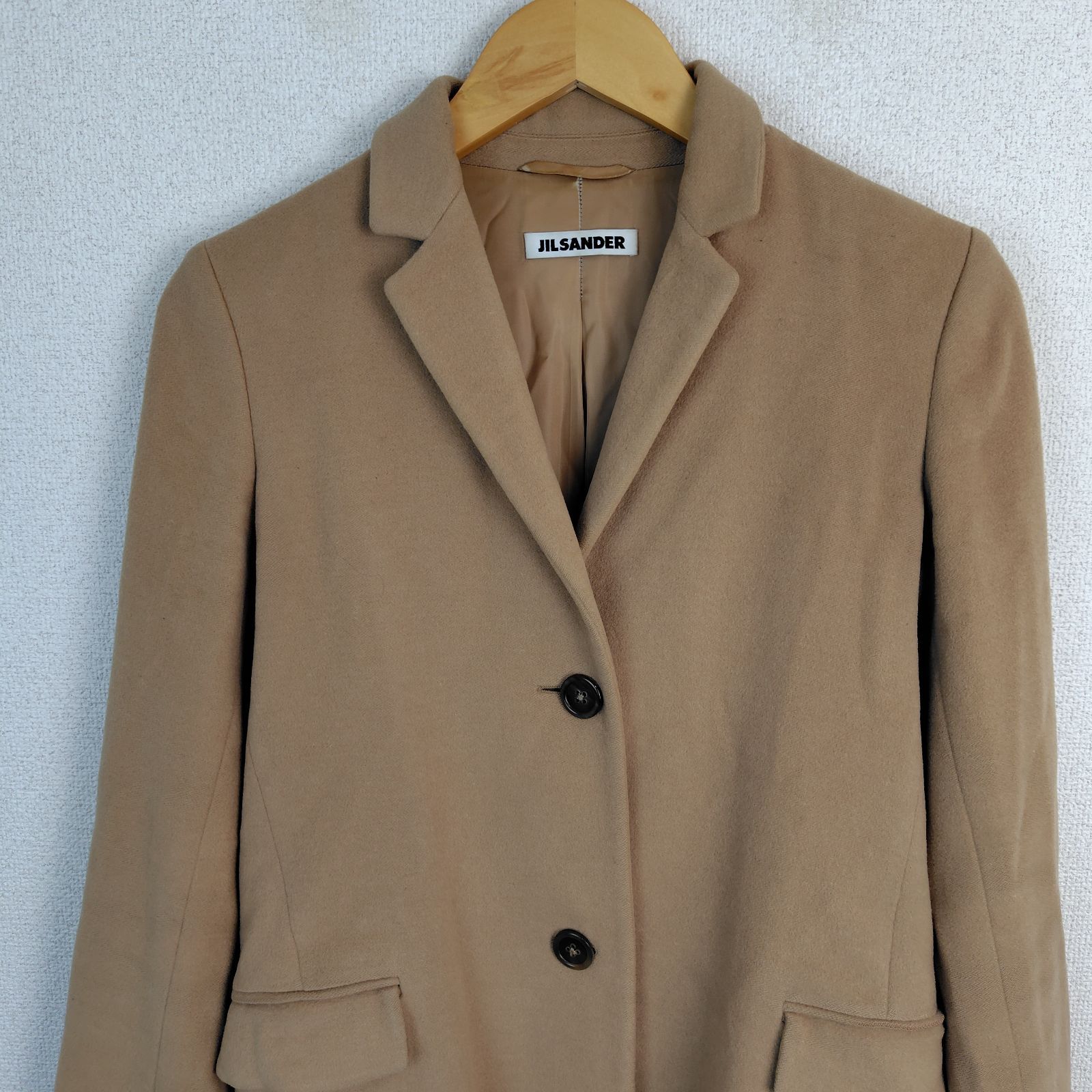 JIL SANDER ジルサンダー チェスターコート 長袖 ベージュ レディース