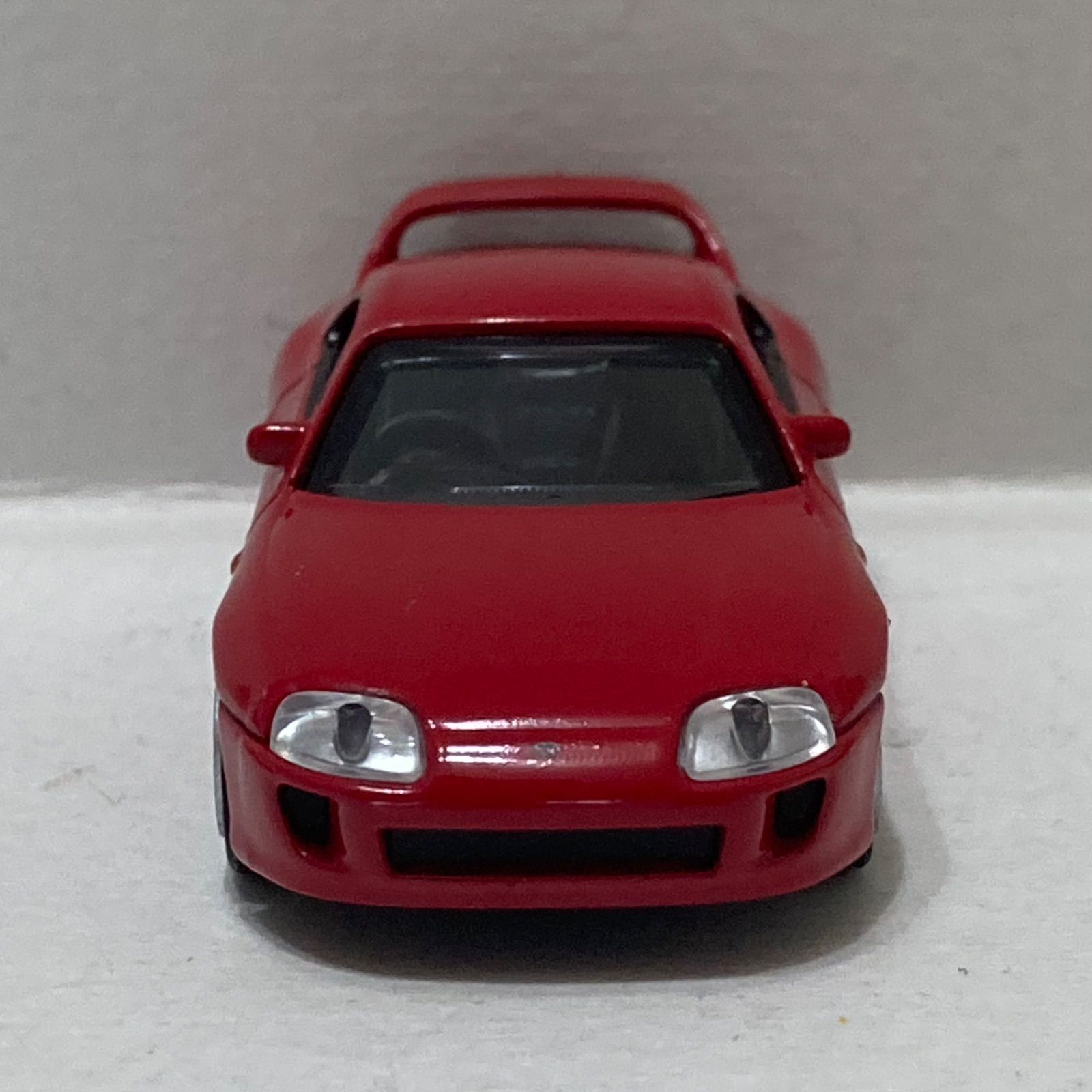 リアルX】トヨタ スープラ (JZA80・レッド) ／ ルース品(台座付き) 未