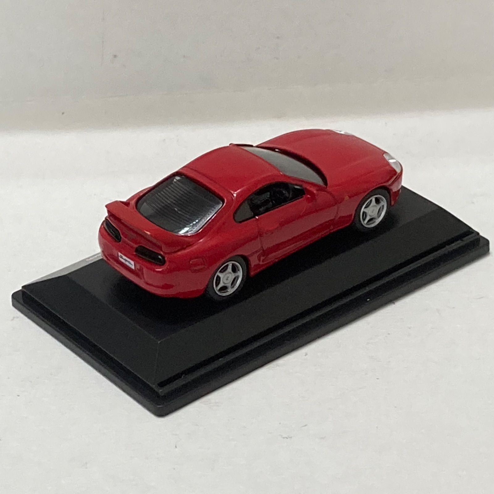 リアルX】トヨタ スープラ (JZA80・レッド) ／ ルース品(台座付き) 未