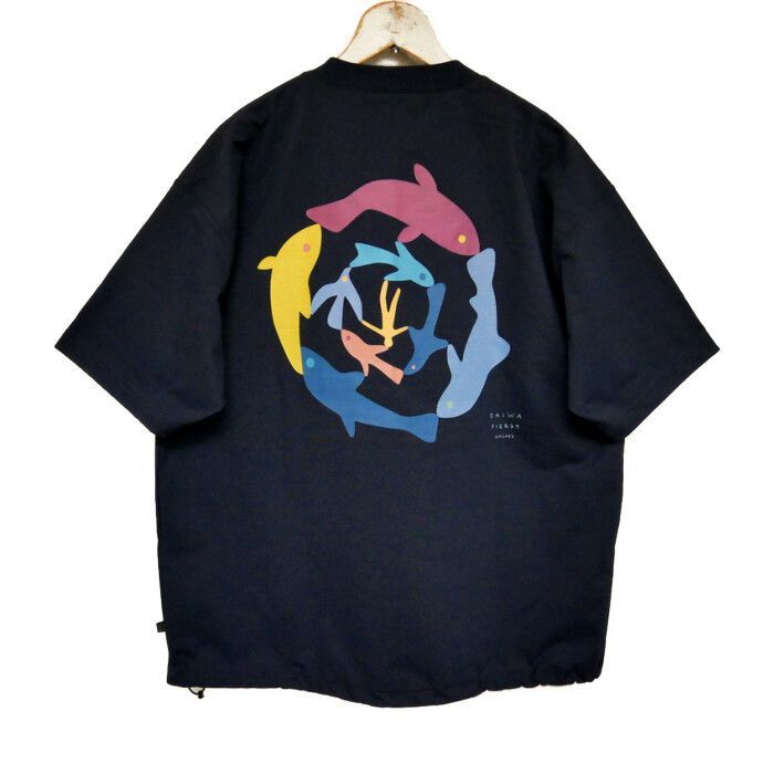 daiwa pier39 × GeoffMcFetridge techシャツ M DAIWA PIER39×Geoff McFetridge ダイワピア ジェフマクフェトリッジ