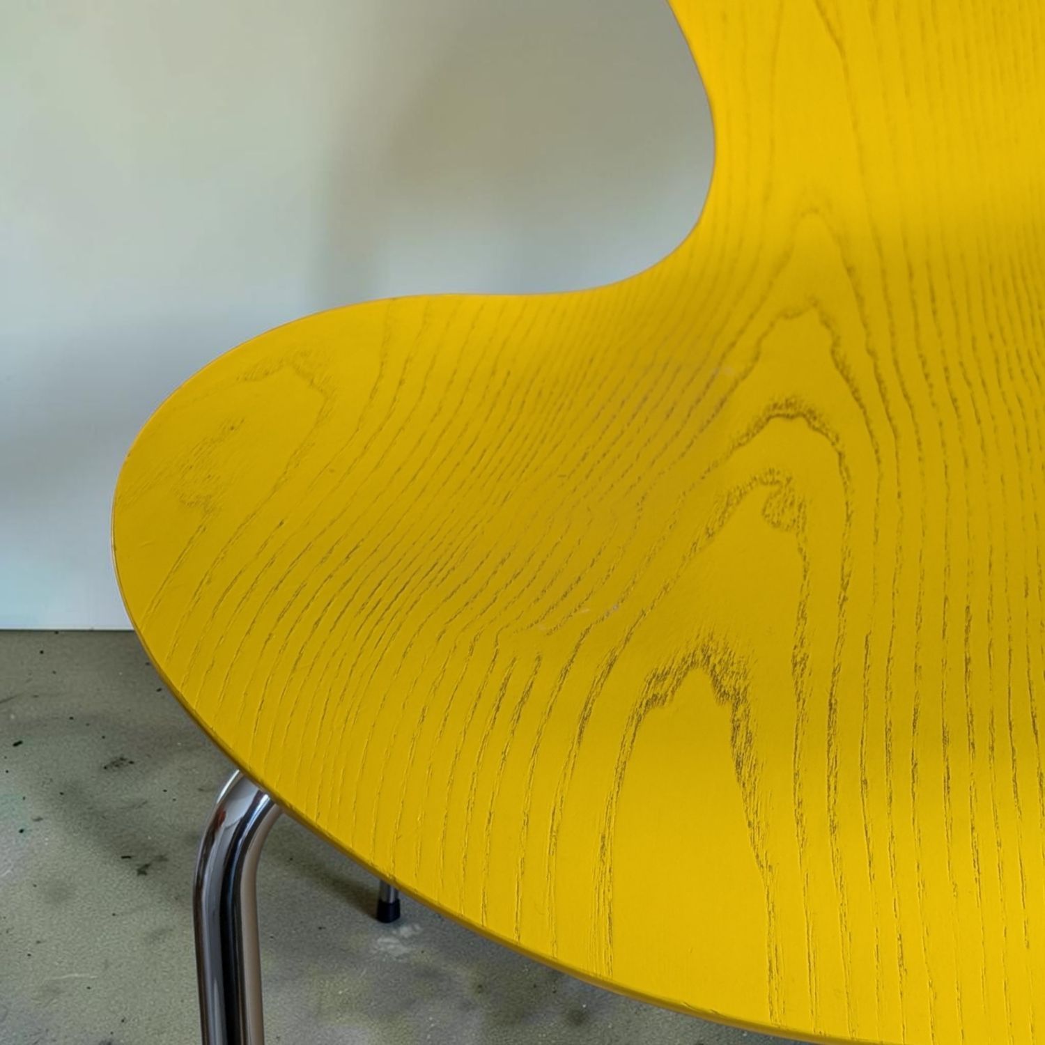Fritz Hansen セブンチェア/イエロー（カラードアッシュ仕上げ）/日本