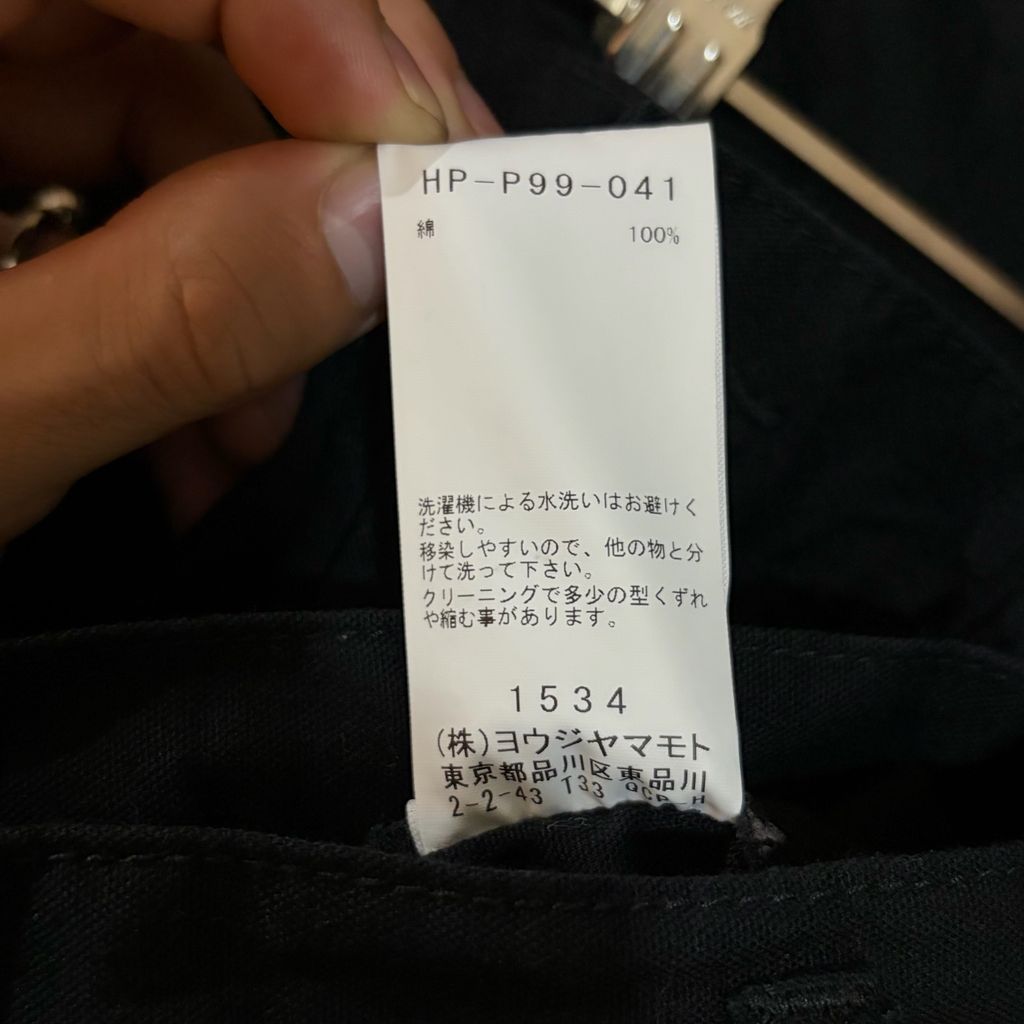Yohji Yamamoto BLACK Scandal ヨウジヤマモト ブラックスキャンダル