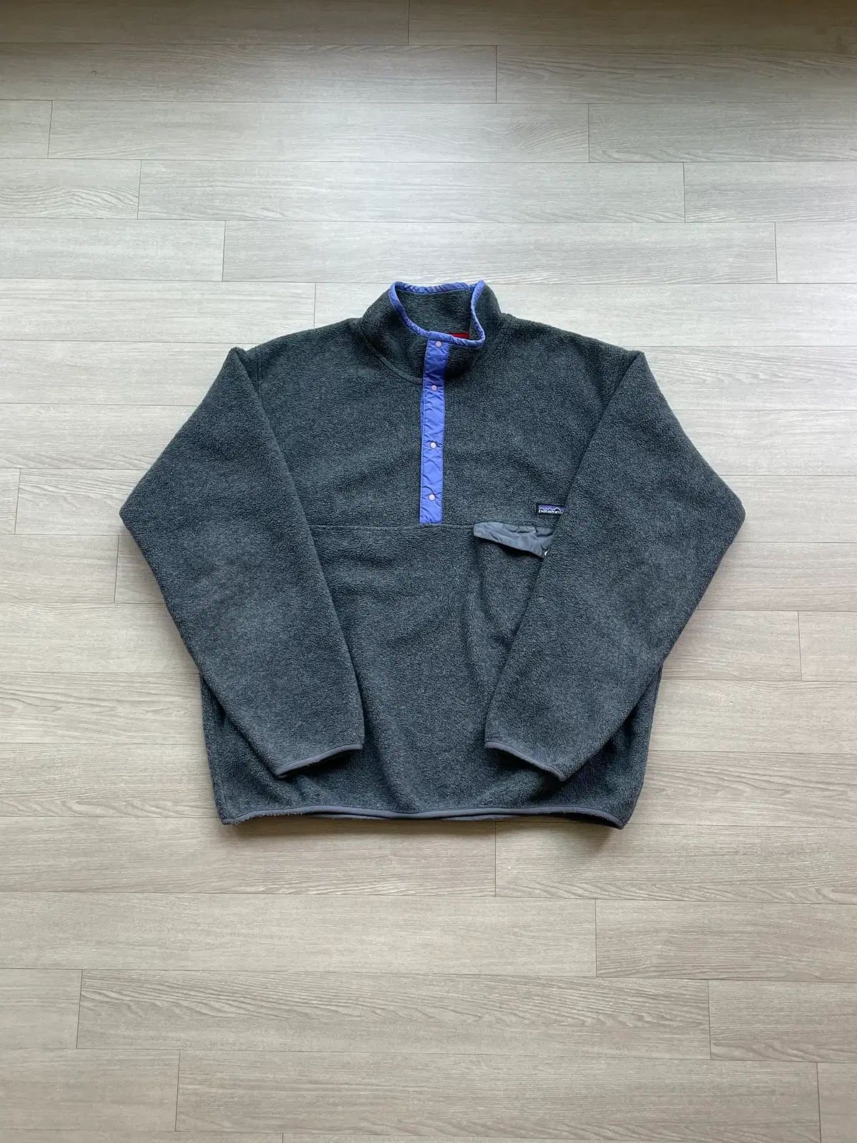 90s patagonia Synchilla PURPLE グレー