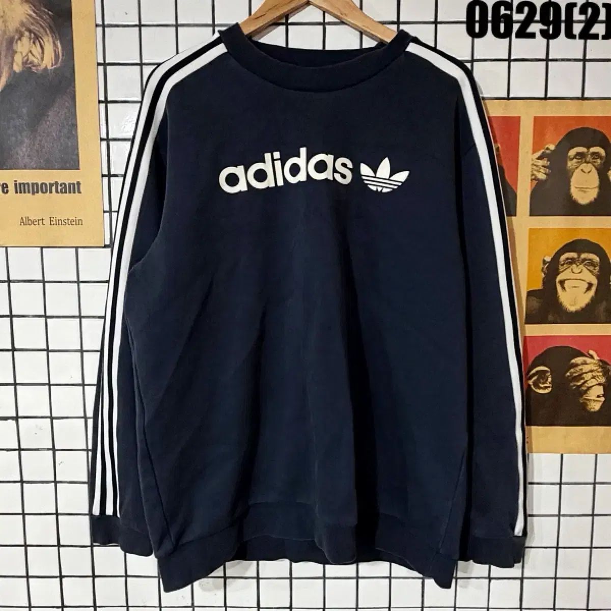 adidas 3本ライン スウェット アディダス 3本線 スウェット 110 0629-お得なセット割