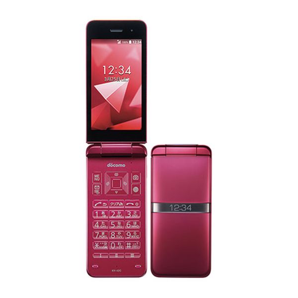 【中古】 KY-42C DIGNO ケータイ レッド SIMフリー 本体 ドコモ Aランク ガラケー【送料無料】 ky42crd8mtm