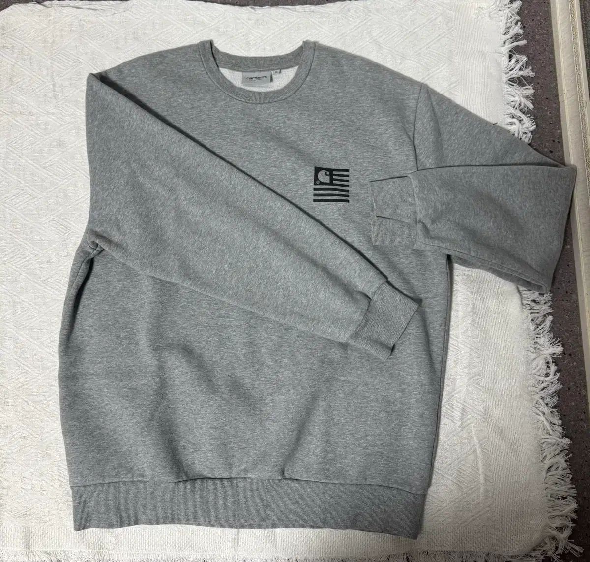 カーハート WIP グラフィック スウェット 出品 (裏面 POINT ポイント)