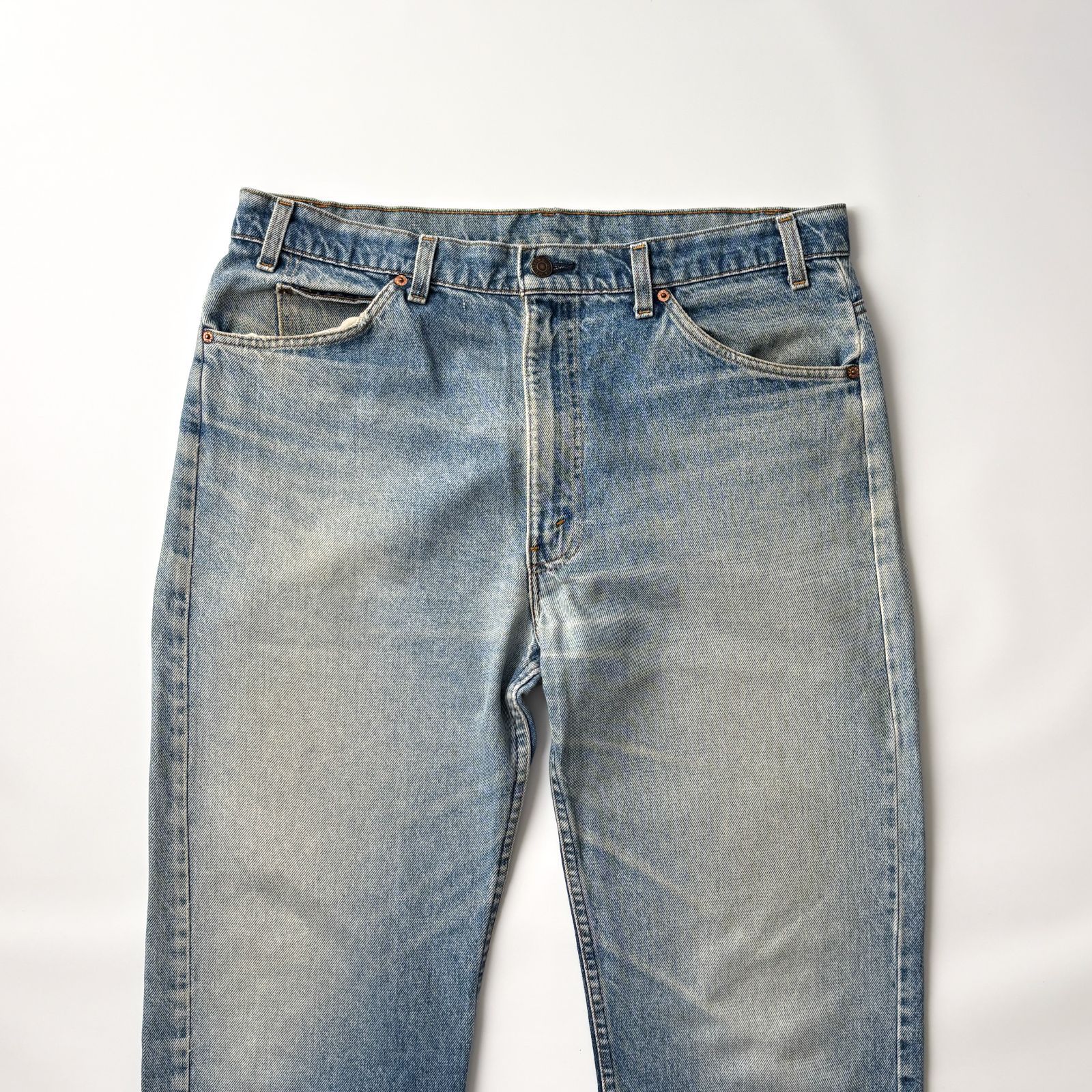 リーバイス 505 usa製 デニムパンツ W38 L32 ブルー 80s テーパード Y2K archive メンズ レディース ユニセックス 古着 ビンテージ ヴィンテージ レトロ アメカジ ストリート ゆるだぼ オーバーサイズ ビッグシルエット コットン