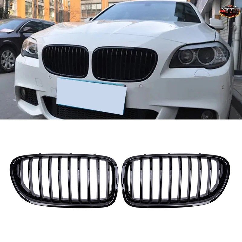BMW グリル F10 F11 F18 車用フロントキドニーグリル レーシンググリル グロスグリル 5シリーズ 520I 523I 525I 2010-2016 パーツ
