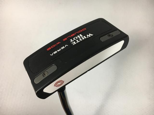 返品OK 【中古ゴルフクラブ】オデッセイ ホワイトホット VERSA DOUBLE WIDE (バーサ ダブルワイド) パター 2023 STROKE LAB(ストローク ラボ)シャフト パター