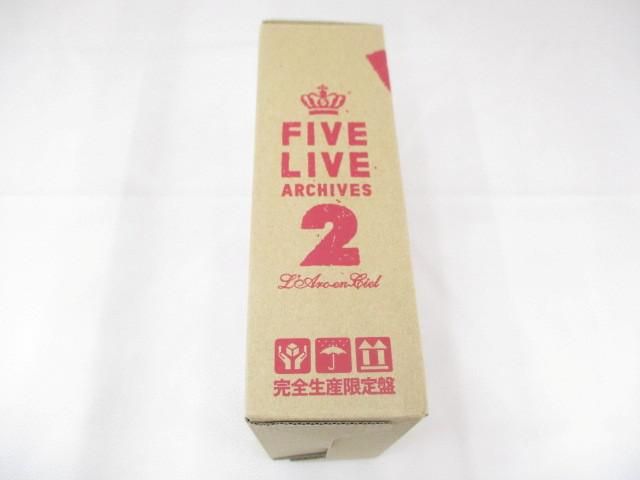 L’Arc〜en〜Ciel DVD BOX FIVE LIVE ARCHIVES 2 完全生産限定盤 中古品