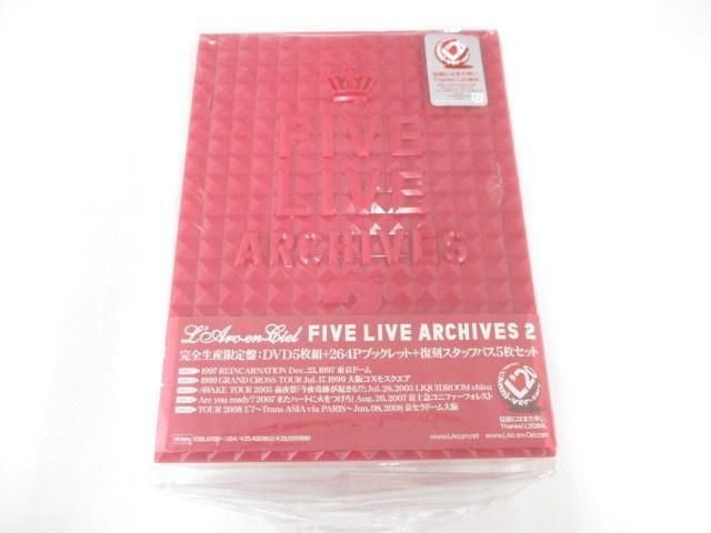 L’Arc〜en〜Ciel DVD BOX FIVE LIVE ARCHIVES 2 完全生産限定盤 中古品