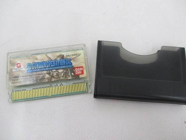 中古品 ゲーム 携帯型 ワンダースワンカラー ソフト SDガンダム オペレーションU.C 動作品 ソフトのみ