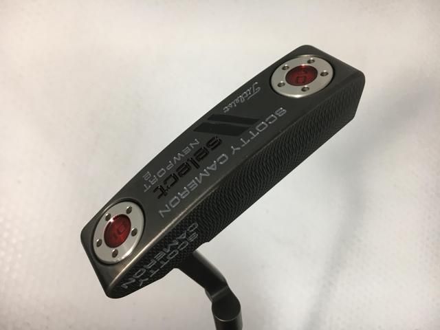 返品OK 【中古ゴルフクラブ】タイトリスト スコッティ・キャメロン セレクト ブラックミスト ニューポート2 オリジナルスチール パター