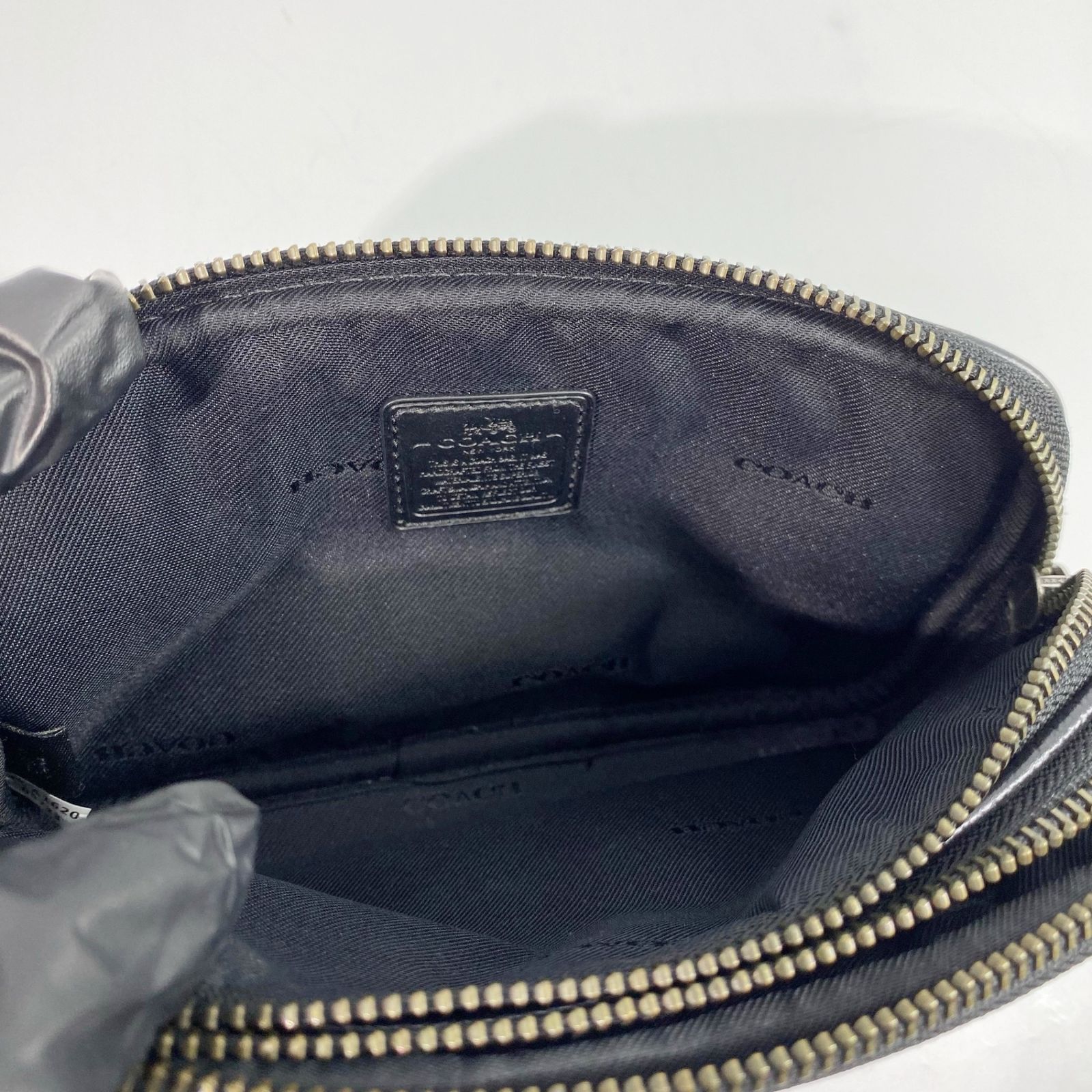 美品 COACH コーチ デニム パッチワーク 2way ショルダー バッグ