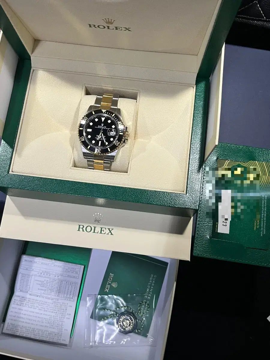 (最安値) ROLEX ロレックス サブマリーナー 126613 ブラック 흑콤 コンビ