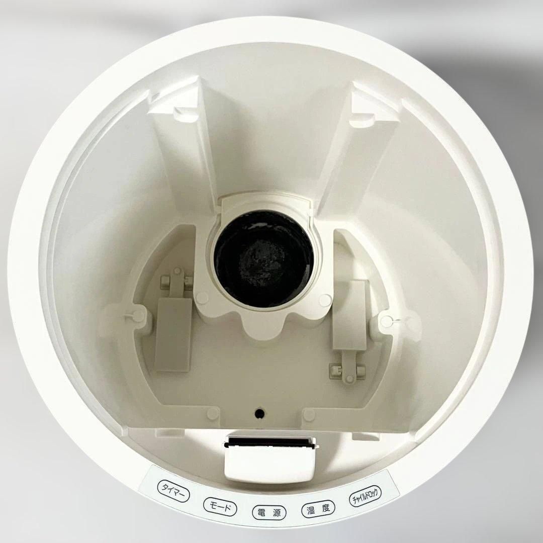 山善 加湿器 加熱式 スチーム式 KSF-M1001(W) ホワイト 和室20畳 洋室