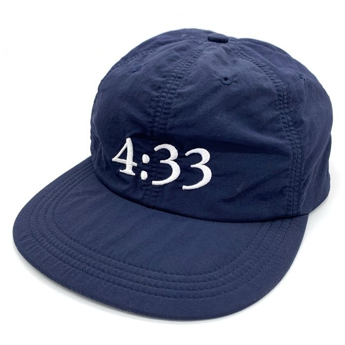 GARBAGE ガーベッジ 4:33 Soft Brim 6 Panel Cap ソフトブリム 6パネル キャップ ネイビー