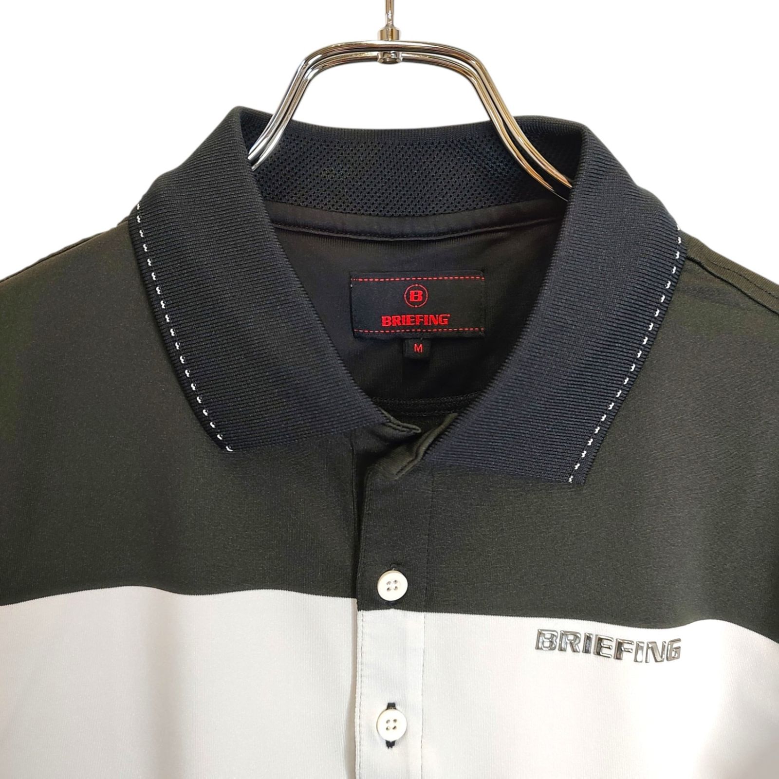 BRIEFING GOLF ブリーフィングゴルフ 23SS WIDE STRIPE POLO