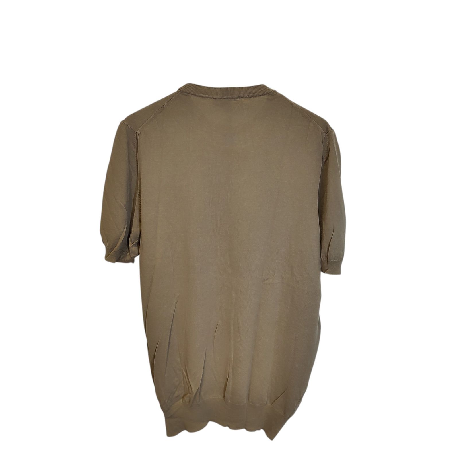 GRAN SASSO グランサッソ コットン 半袖 ニット Tシャツ 52 ベージュ
