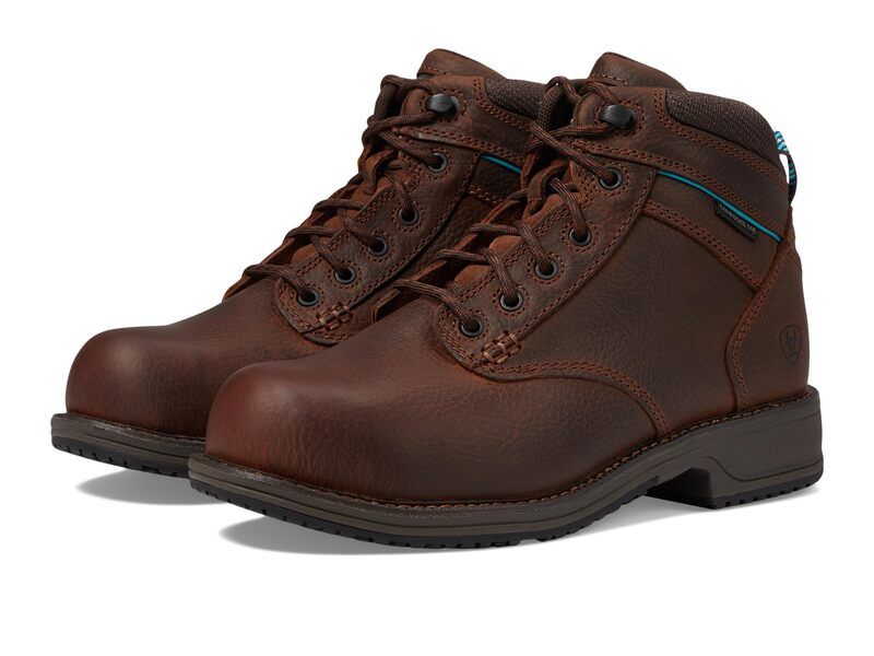 アリアト レディース シューズ ブーツ・レインブーツ レース Ariat Casual Work Mid Lace SD CT Nutty Brown ブラウン