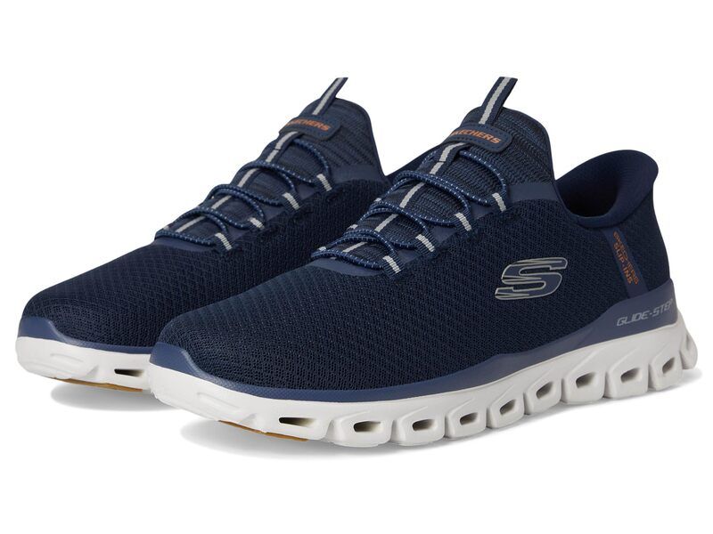 スケッチャーズ メンズ シューズ スニーカー SKECHERS GlideStep Noxus Hands Free Slipinavy ネイビー