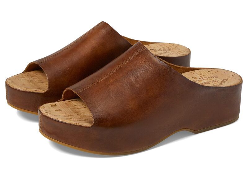コークイーズ レディース シューズ ヒール KorkEase Yazmin Cognac