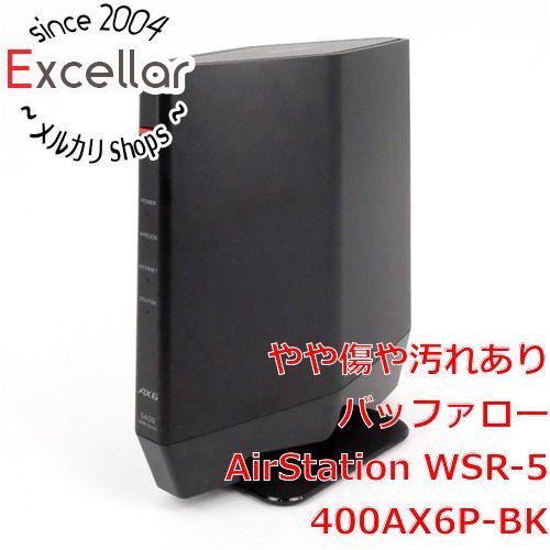 [bn:13] BUFFALO　無線LANルーター　AirStation WSR-5400AX6P-BK　ブラック