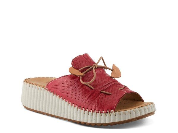 スプリングステップ レディース シューズ サンダル Spring Step Nevelle Wedge Sandal Red レッド