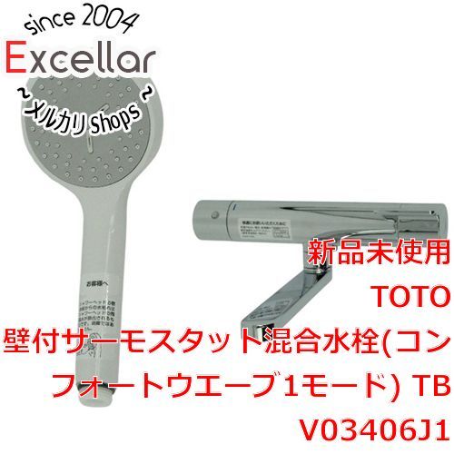 [bn:13] TOTO　壁付サーモスタット混合水栓(コンフォートウエーブ1モード)　TBV03406J1