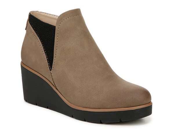 ソウルニュトライザー レディース シューズ ブーツ・レインブーツ SOUL Naturalizer Affirm Wedge Bootie Taupe トープ