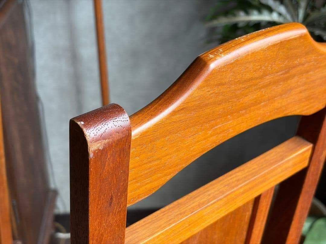 レトロ ハイバックチェア チャーチチェア ダイニングチェア ウッド