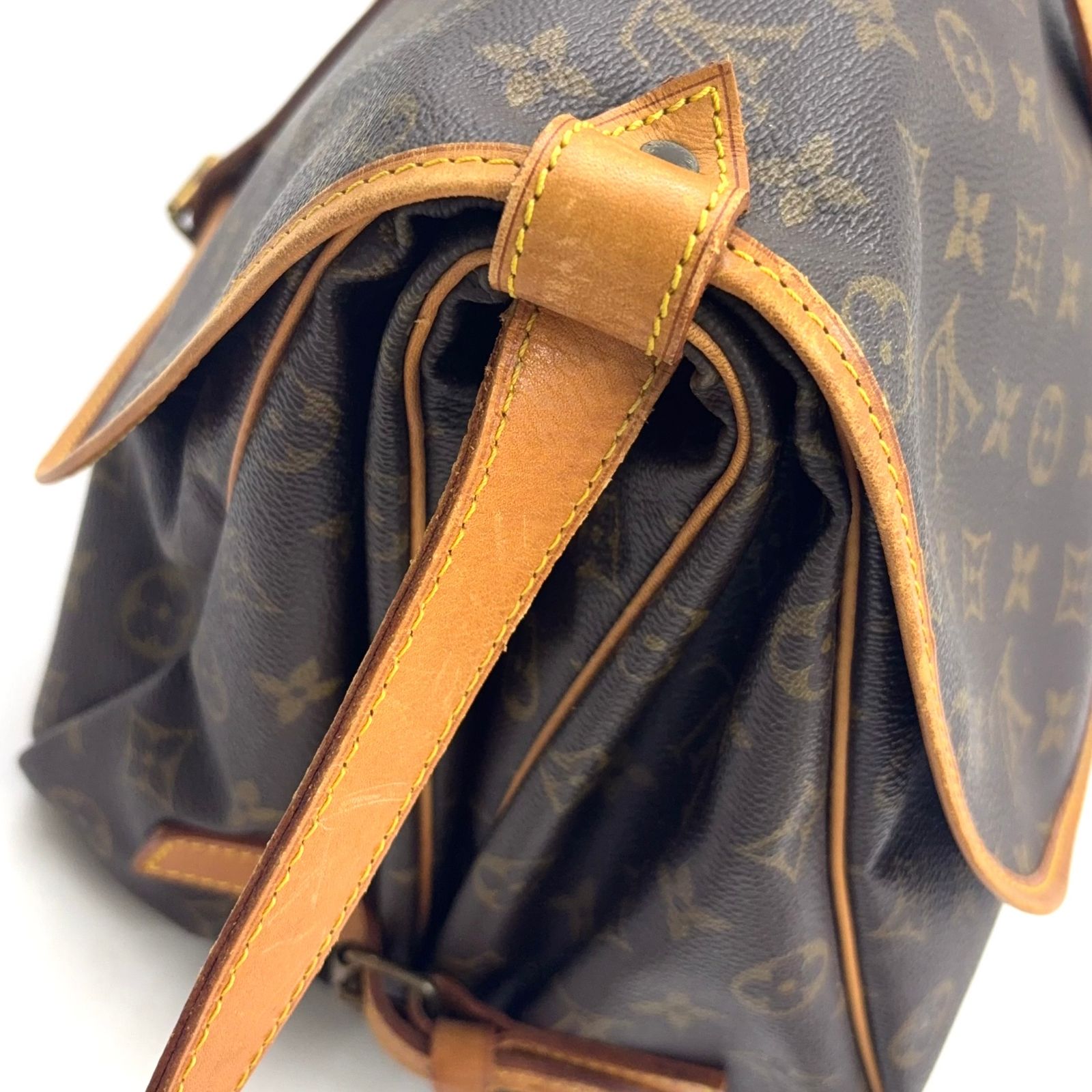 新着】LOUIS VUITTON ソミュール35 モノグラム モノグラム レザー、PVC