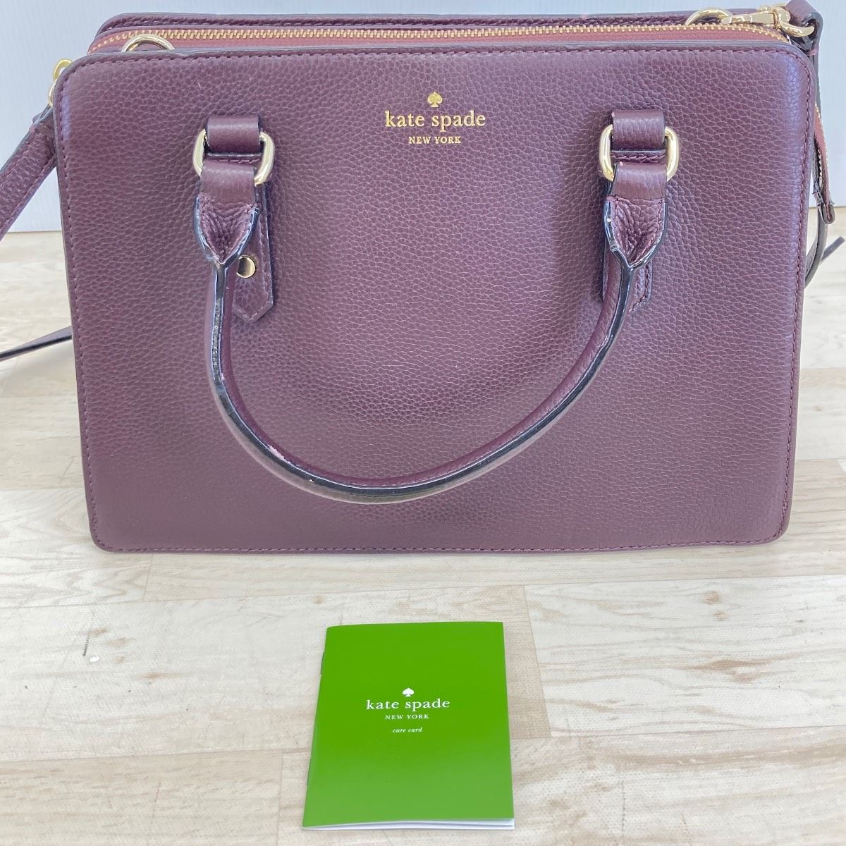 kate spade/ケイトスペード ハンドバッグ/ショルダーバッグ ボルドー 