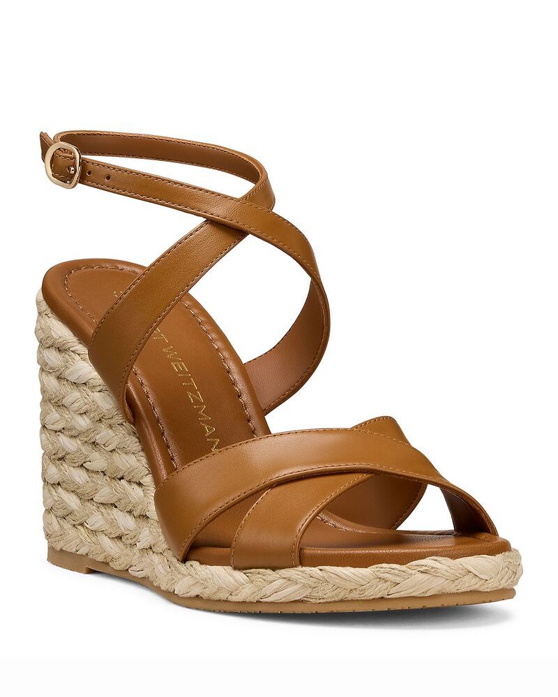 スチュアート ワイツマン レディース シューズ サンダル Stuart Weitzman Womens Alyssa Espadrille Wedge Sandals Boho Tan タン