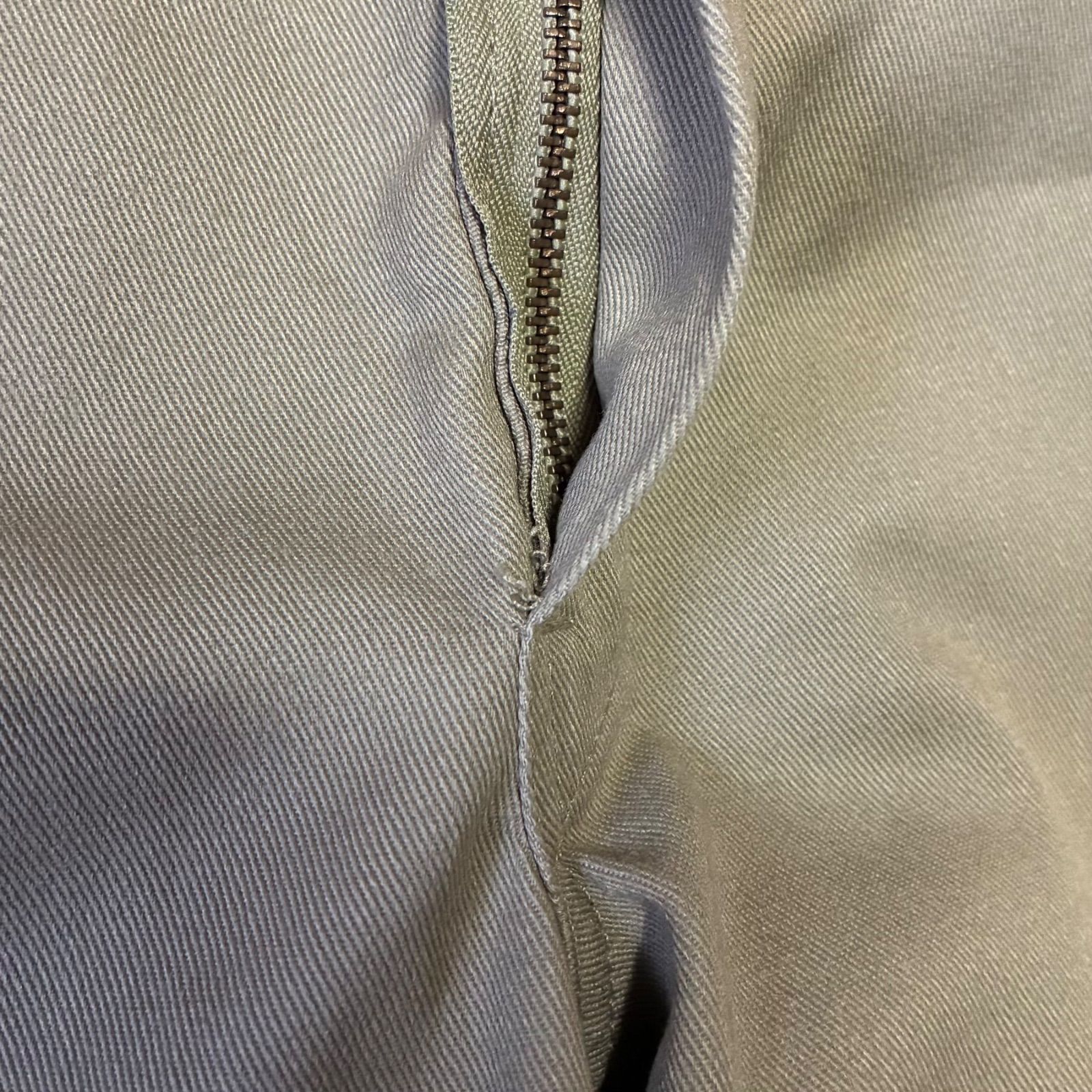 90s Dickies ディッキーズ 874 ワークパンツ 圧着タグ ベージュ USA製 talon 30×32表記