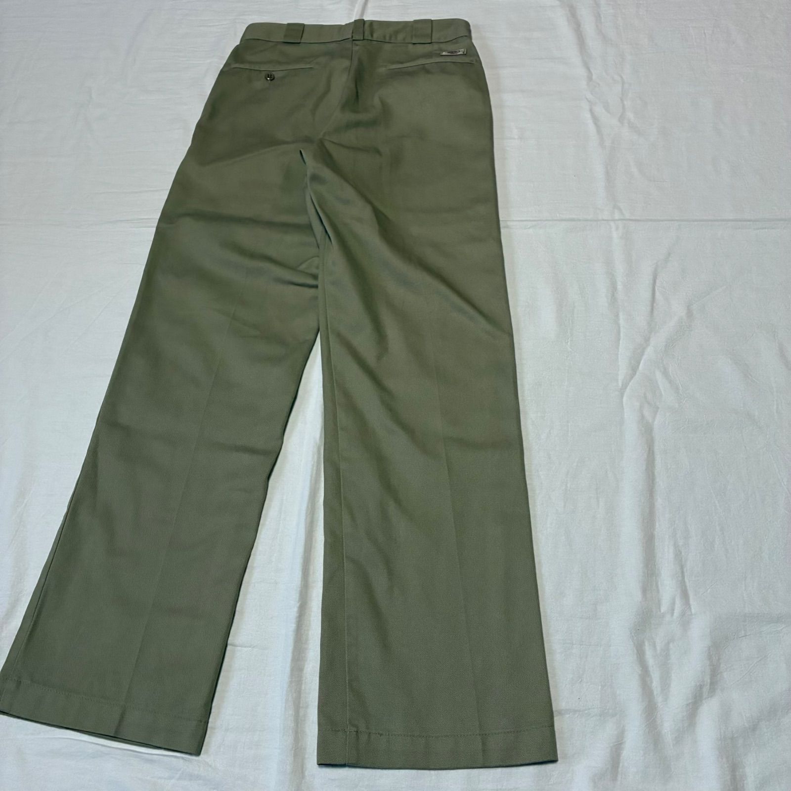 90s Dickies ディッキーズ 874 ワークパンツ 圧着タグ ベージュ USA製 talon 30×32表記