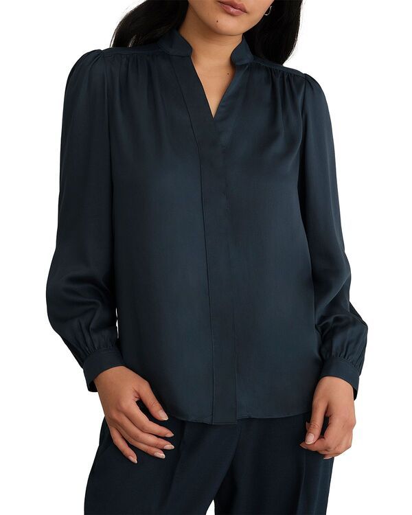 ホッブスロンドン レディース トップス シャツ ブラウス HOBBS LONDON Gwen Blouse Slate Blue スレート