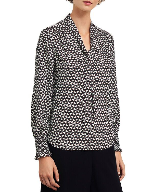 ホッブスロンドン レディース トップス シャツ ブラウス HOBBS LONDON Somerton Tie Neck Blouse Multi マルチカラー