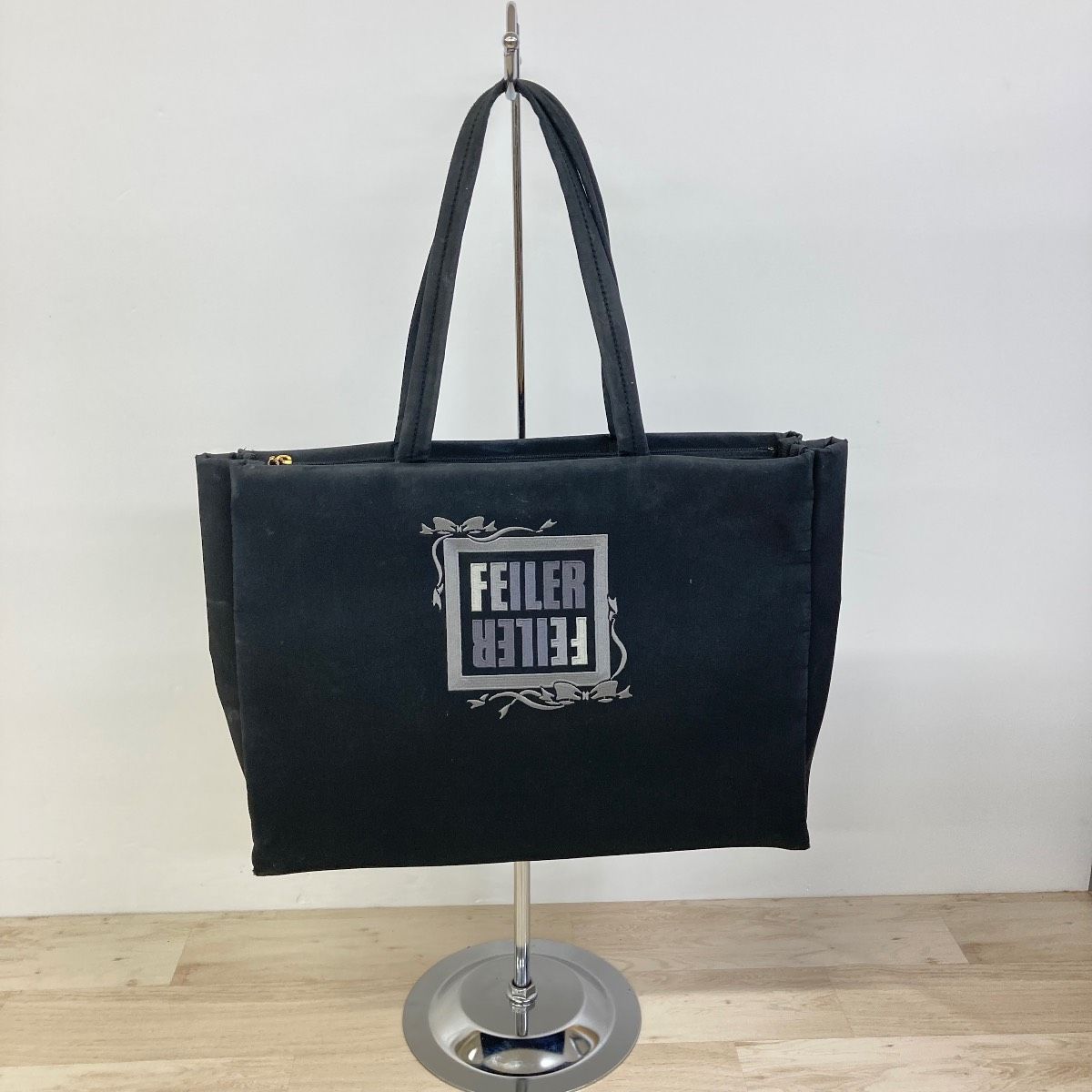 FEILER/フェイラー トートバッグ ハンドバッグ レディース ブラック/黒 