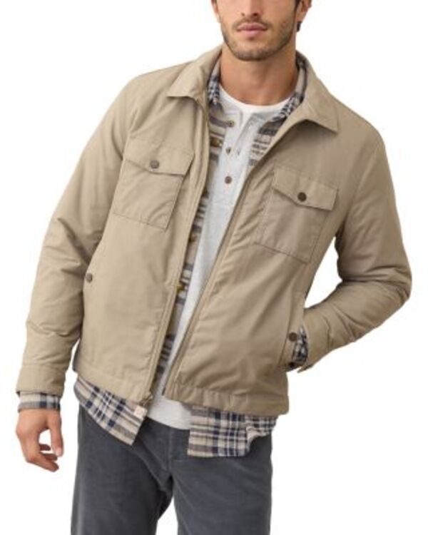 マリーン レイヤー メンズ アウター ジャケット・ブルゾン Marine Layereynolds Dry Wax Trucker Jacket Vintage Khaki カーキ