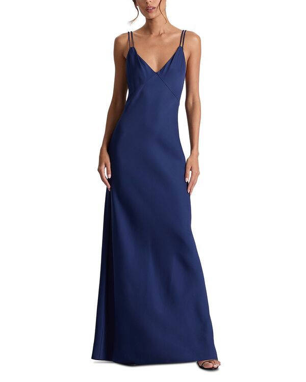アリスアンドオリビア レディース トップス ワンピース マキシ Alice and Olivia Kiro Maxi Dress Indigo インディゴ
