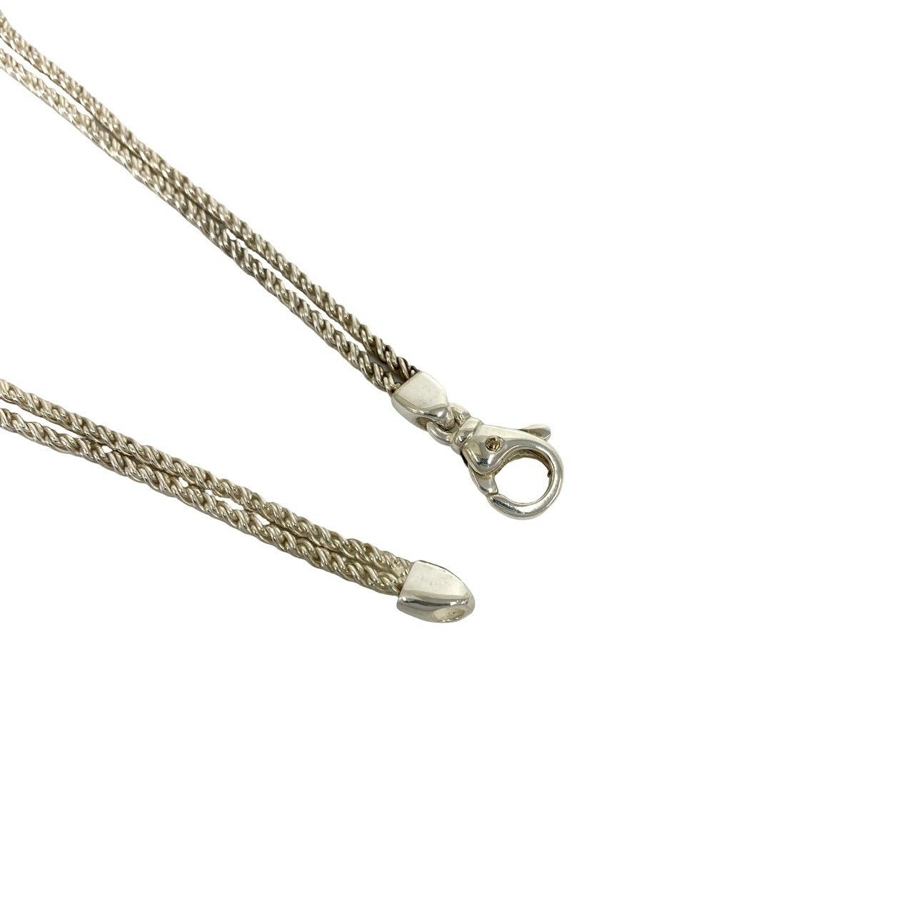 極 美品 TIFFANY&Co. ティファニー ダブルロープ センターノット