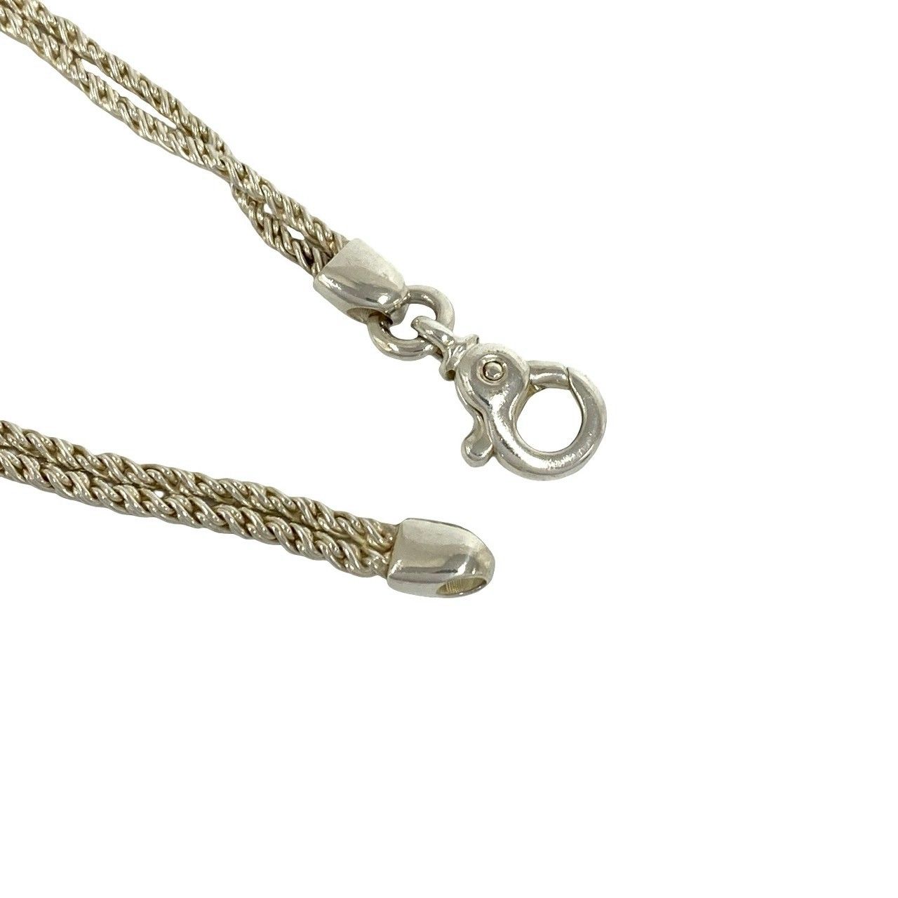 極 美品 TIFFANY&Co. ティファニー ダブルロープ センターノット