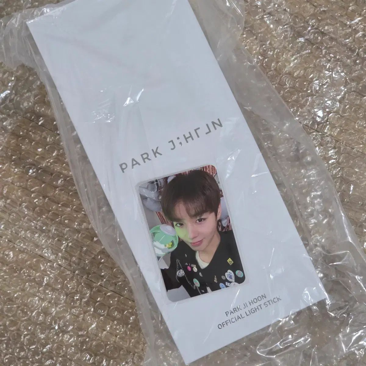 現物 パク・ジフン(PARK JIHOON) トレカ 含む 未開封 公式 ペンライト 뽑봉 出品