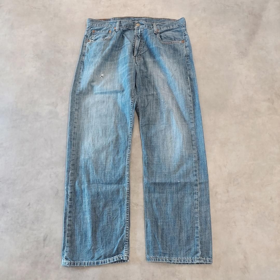 リーバイス569 Levis W34 ブルーデニム 青 古着 縦落ち 16751 - メルカリ