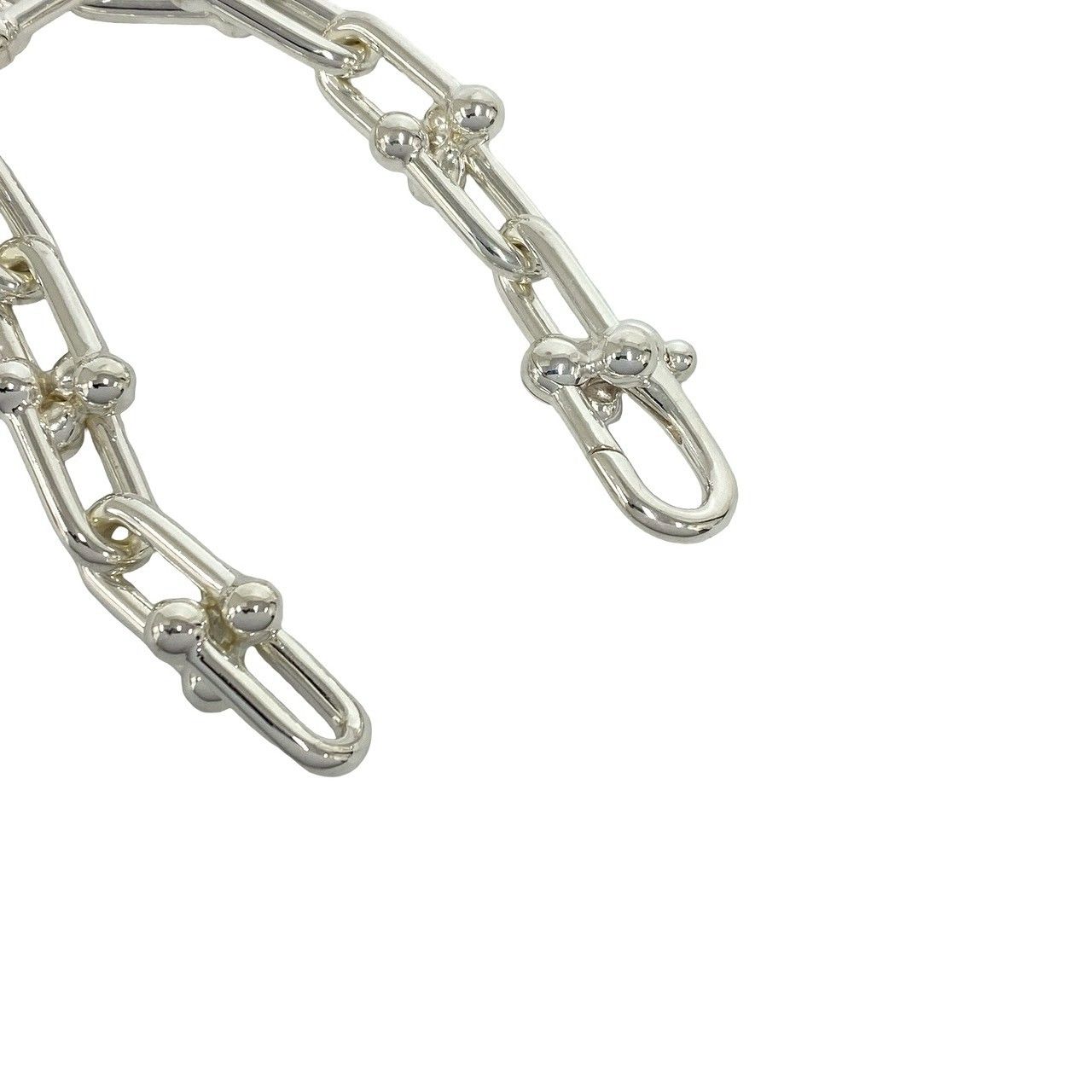 極 美品 TIFFANY&Co. ティファニー ハードウェア ラージ リンク 