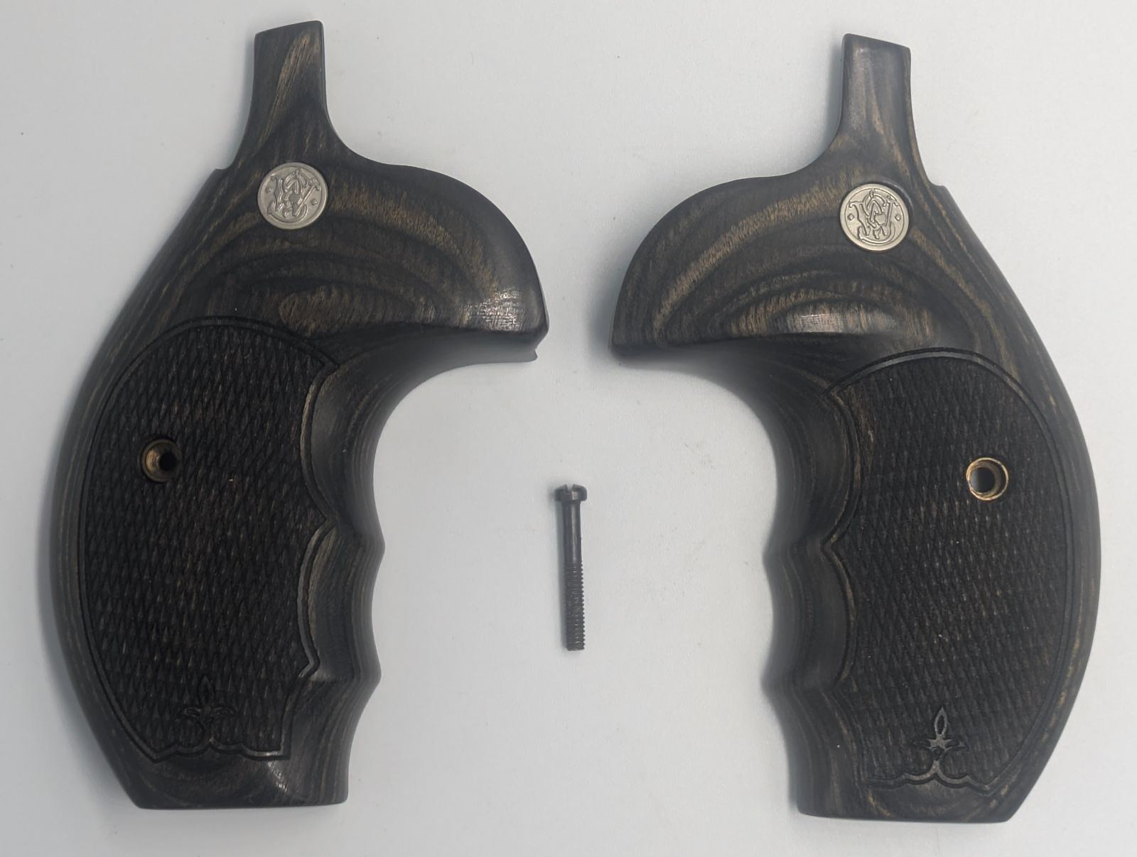 中古】アルタモント S&W Kフレーム ラウンドバット用 木製グリップ