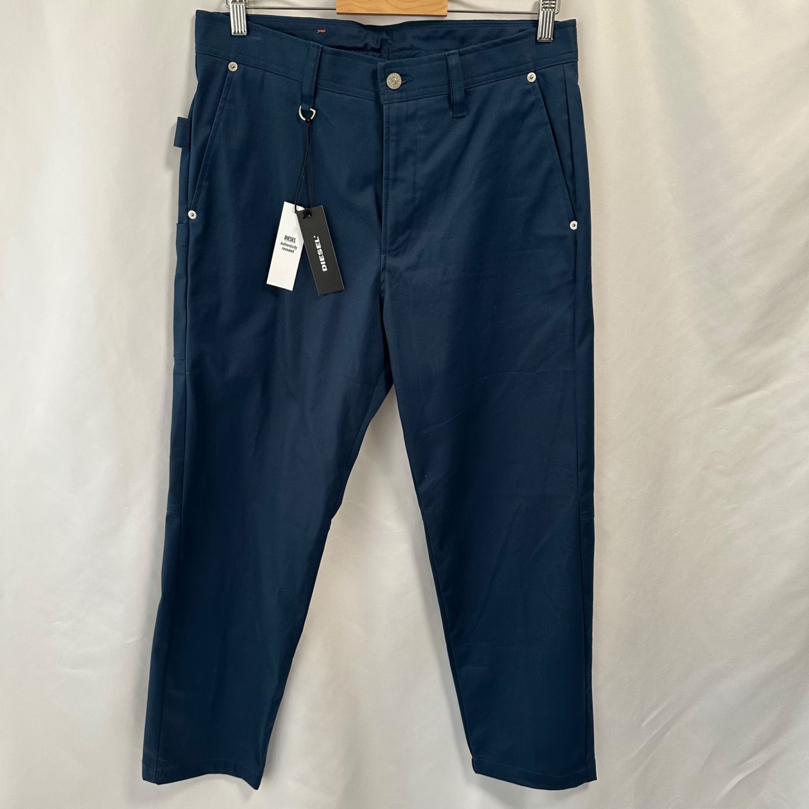 【デッドストック】DIESEL ディーゼル ペインターパンツ ワークパンツ ネイビー W30 ストレッチ コットン メンズ