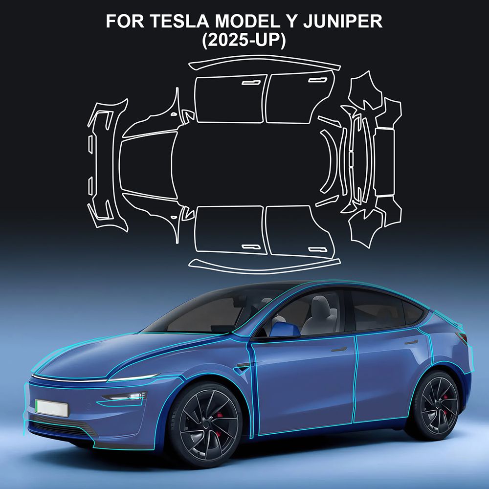 AIRSPEED テスラ モデルY ジュニパー 2025対応 TPUペイント保護フィルム クリアブラ PPF
