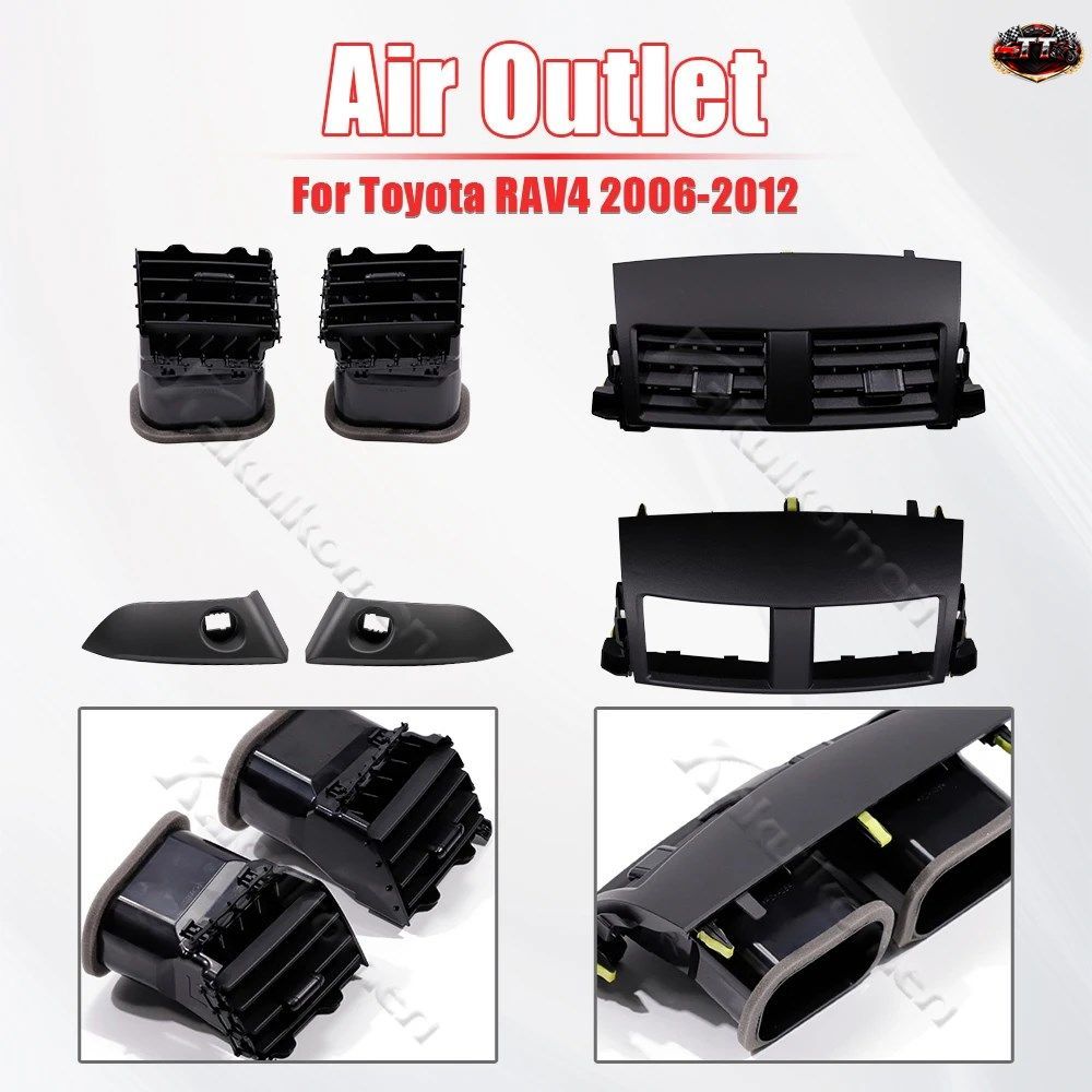 トヨタ RAV4 2006 - 12 エアコン吹き出し口フレームベントエアベントパネルカバー 55412-42060-B0